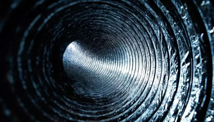 inside a duct